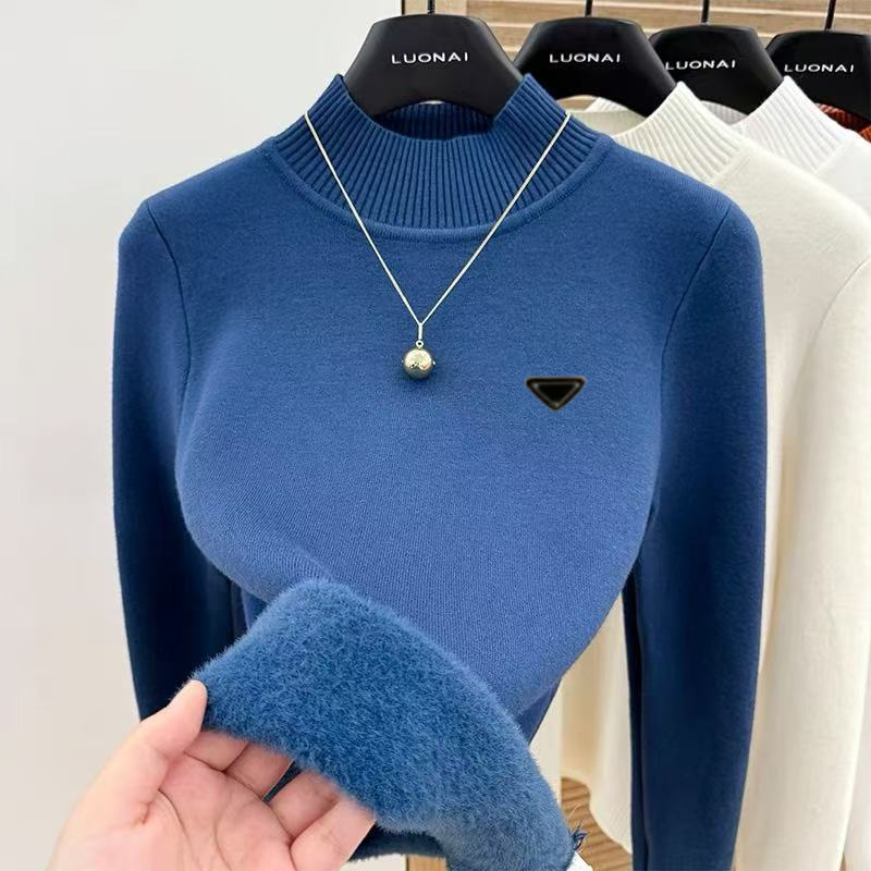 Designer Womens Innerwear Sweaters Woman Warm Sweater Clothes Long Sleeve Autumn Women Knits Shirts Round Necks Top Fleece Sweater