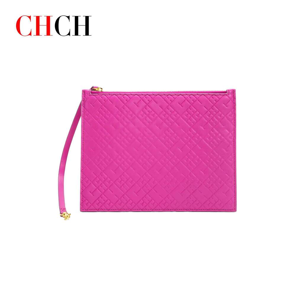 CHCH Women's Wallet 2024 New Letter Printed Zipper Envelope Business Credit Card Bag
