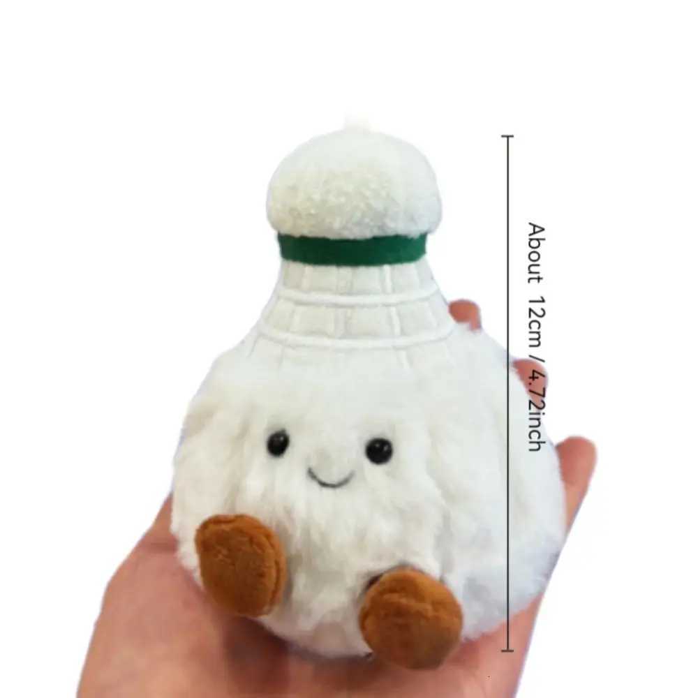 New Creative Badminton Keychain Soft Furry Plush Doll New Fun Toys Bag Decoration Pendant Friends GiftsXJ251125