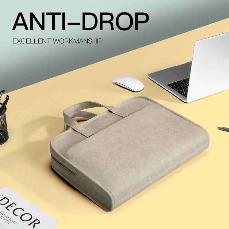 Laptop Bag case 133 14 156 inch Sleeve Bag for M1 Macbook Air Pro 13 14 15 Computer Shoulder Huawei HP Handbag Briefcase BagT251125