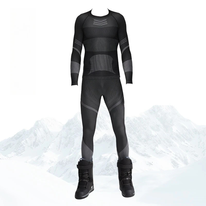 Ski Base Layer Set Men Women Thermal Quick Dry Moisture Wicking Compression Wear Winter Sports Outdoor Underwear Tops Bottoms 251125