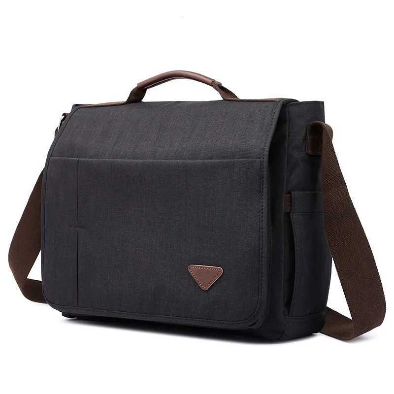 Nesitu Black Green Grey Blue Brown Khaki A4 14 156 inch Laptop Executive Men Briefcase Handbag Shoulder Messenger Bag M1055T251125