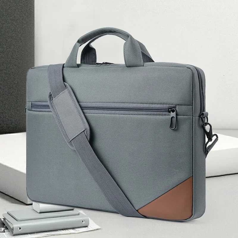Lightweight Laptop Bag Portable Women Business Shoulder Messenger Bag 14Inch Handbag Waterproof Storage Bags Men BriefcasesT251125