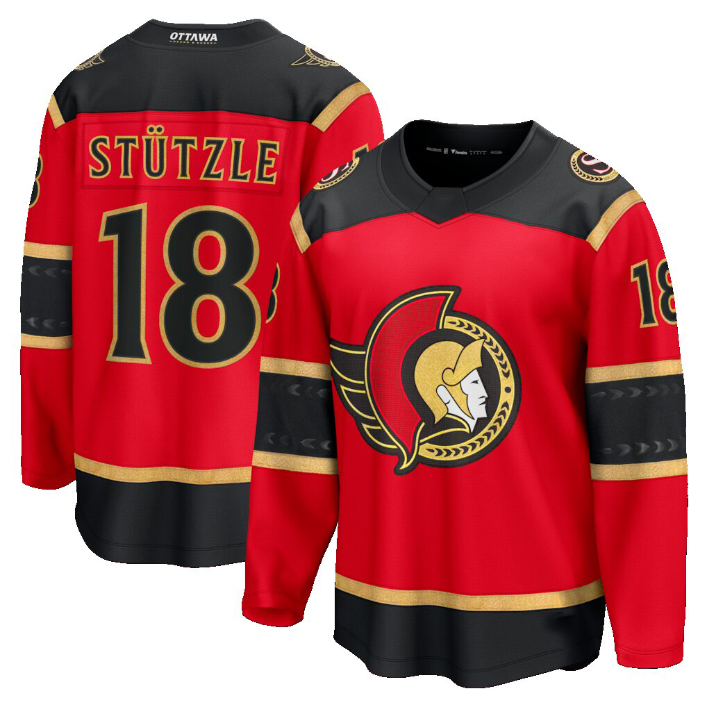 Stutzle Hockey Jersey Cozens Zetterlund Giroux Ullmark Pinto Custom Hockey Jerseys Mens Womens Youth 8888