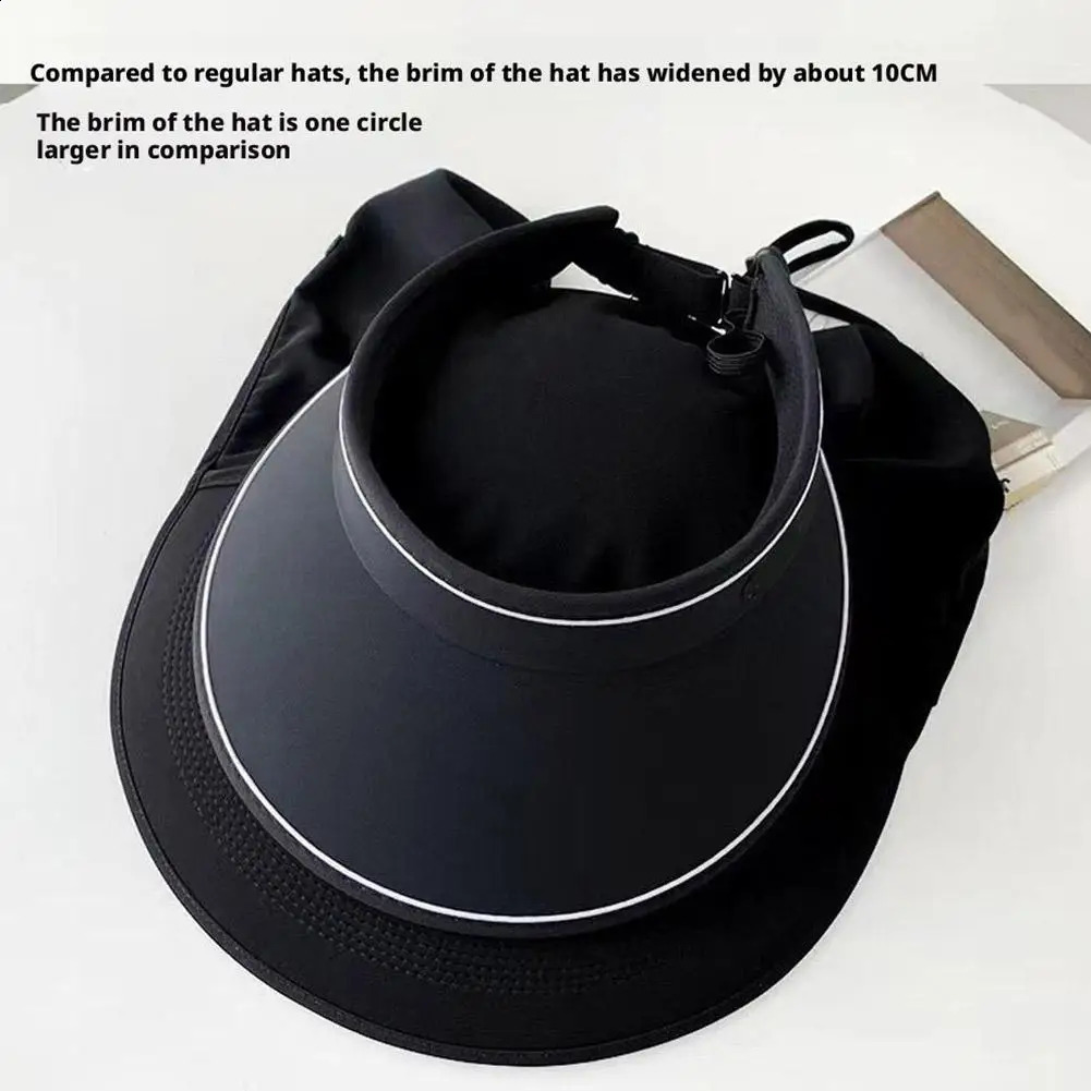 Breathable All-Directional Sunblock Hat with Face Mask and Neck Protection UV Protection Outdoor Sun Hat for Women 250424