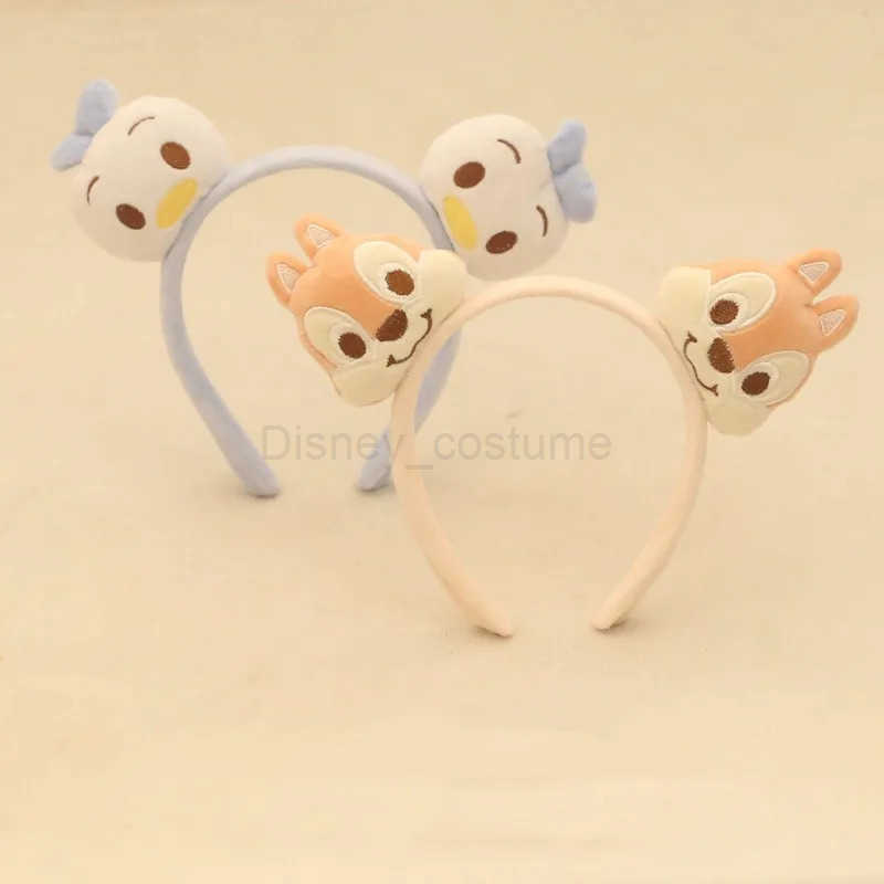 Disney Double Headed Winnie The Pooh Ears Hairbands Women Cute Lotso Donald Duck Headbands Girl Plush Hair Accessories Kids Gift X250425