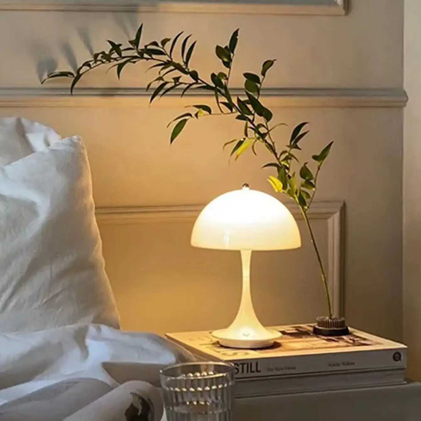 New Arrival Table Lamps 3 Colors Dimming ABS Portable LED Decoration for Night Light Simple Modern Rechargeable C251125