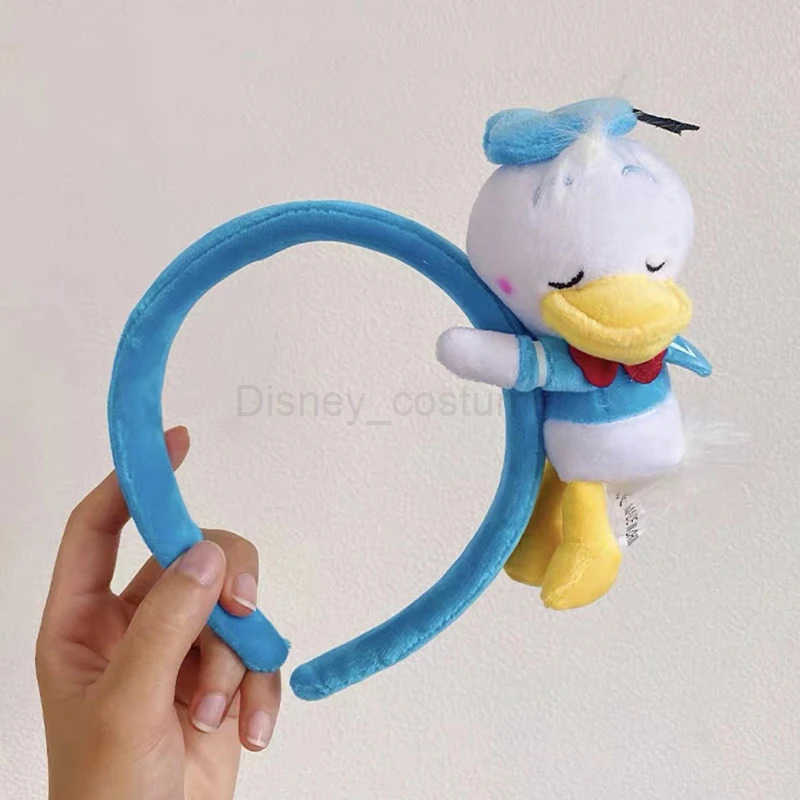 Disney Plush Ears Winnie The Pooh Headband Women Cartoon Anime Mickey Donald Duck Hairbands Girl Tigger Headwear Kids Party Gift X250425