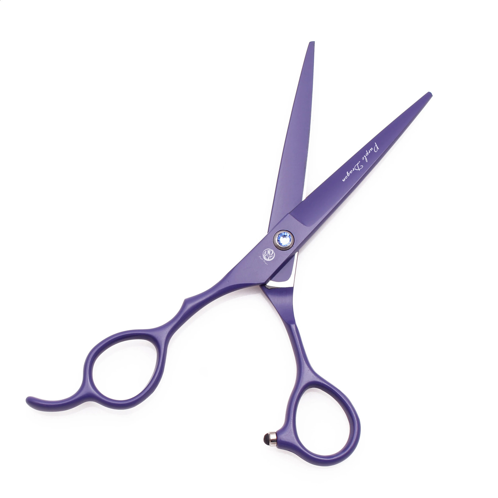 Hairdressing Scissors Left Hand Purple Dragon 5.5 Barber Cutting Shears Thinning Scissors Professional Hair Scissors Z8001 250424