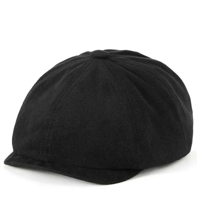 High Quality Cotton Newsboy Caps Dad Ivy Hat Flat Sun Cap Men Cabbie Cap Women Berets Fashionable Gatsby Hats J251125