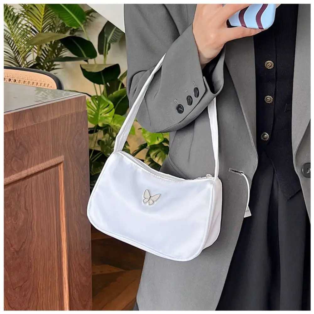 PVC+Polyester Handbag New Butterfly Korean Edition Arm Bag High Capacity Skylark Spring/Summer W250421