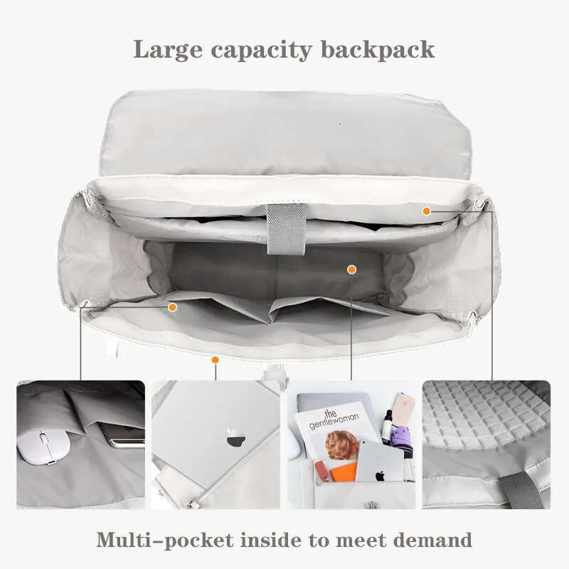 Designer bag Stylish 13 14 15.6 Inch Laptop Women Fashion Waterproof Oxford Cloth College Notebook Backpack Bag Schoolbag Mochila