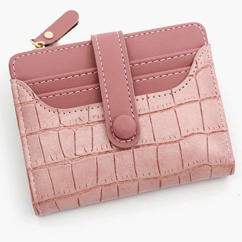 Women Short Wallet Small Fashion Brand Leather Purse Ladies Card Bag For Clutch Female Money Clip 2024