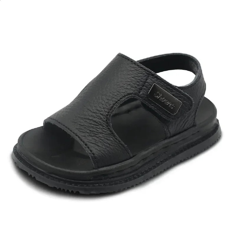 Childrens sandals fashionable boys summer small and medium-sized childrens soft soled baby non slip open toe beach shoes 250424