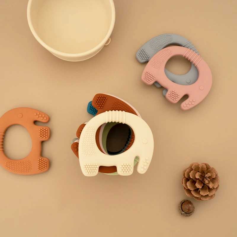 Animal Baby Soft Silicone Teether BPA Free New Born Gift Food Grade Infant Chewing Nursing Teething Toys Babies Stuff G251125