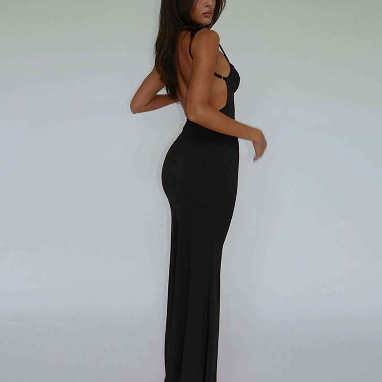 Dongdumaoyi Women S Sexy Backless Sleeveless Slip Maxi Dress For Elegant Summer Sundresses Holiday Beach Vestido Clothes