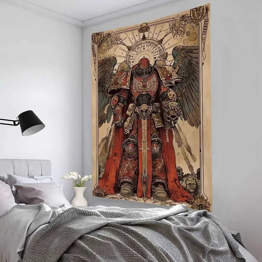 Game T-Total War W-WARHAMMER Tapestry Bedroom Living Bar Garden Outdoor Microfiber festival Decoration Background Art BannerM251125