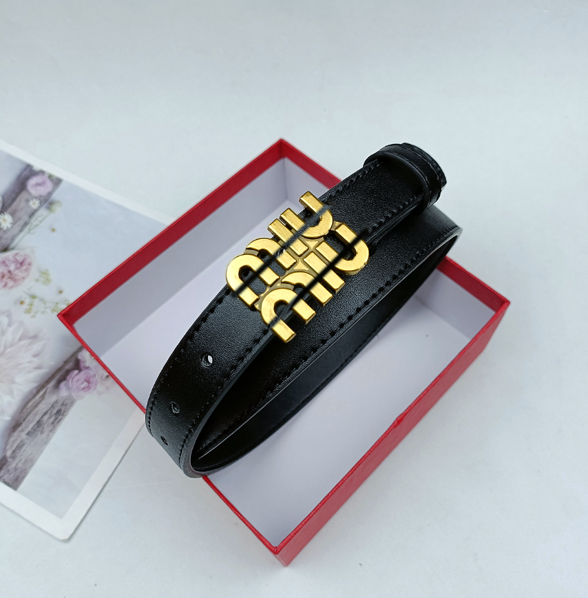 Women's miulys miulys musmuis belt dress belt belt designer metal letter logo jeans belt 5CC565_2AIX_F0005 fashion accessories