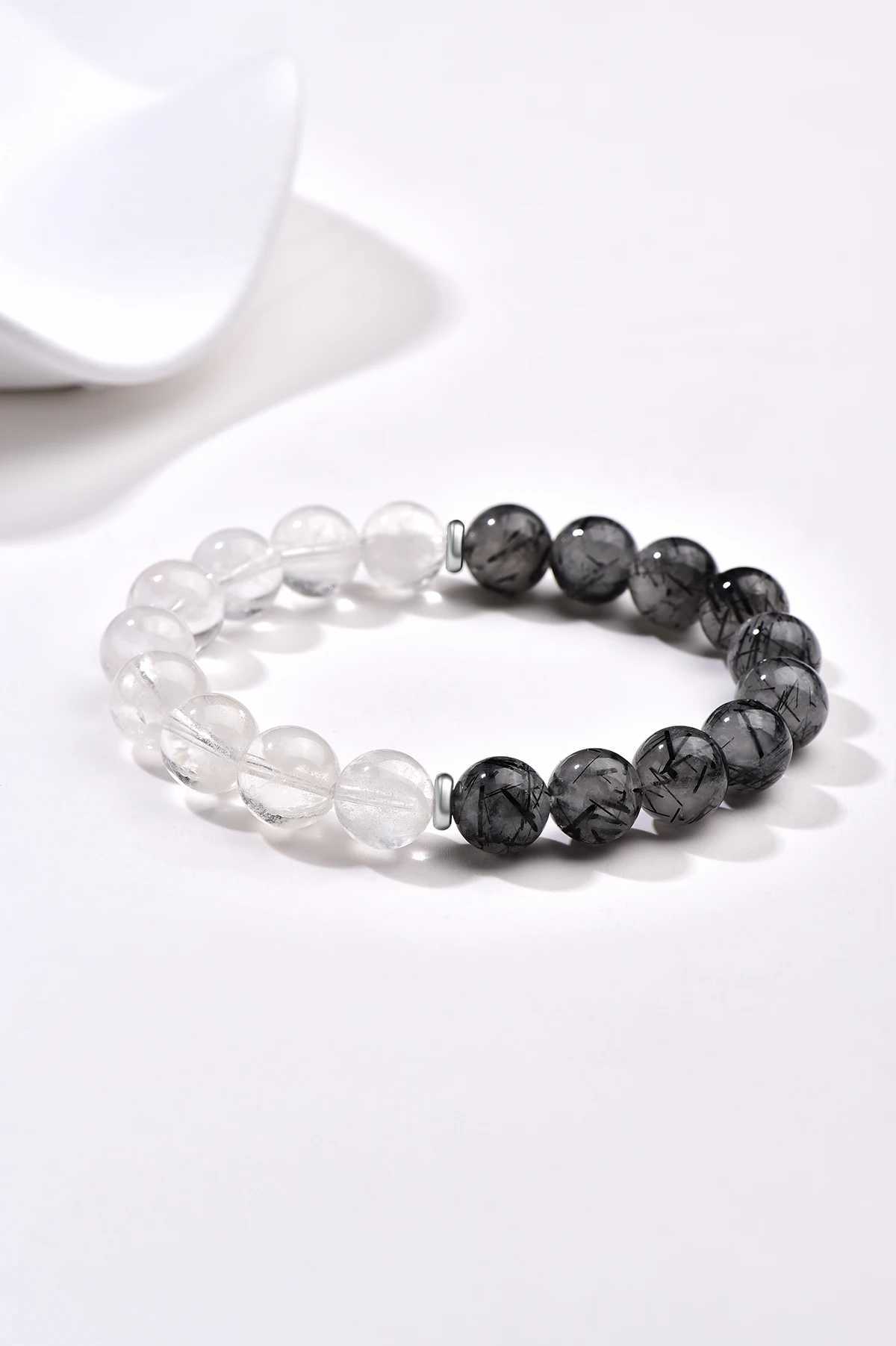 Black Gold Red Crystal Snowflake Phantom Natural Crystal Bracelet Womens Jewelry Fashion Bracelet Niche Design Holiday Gift J251125