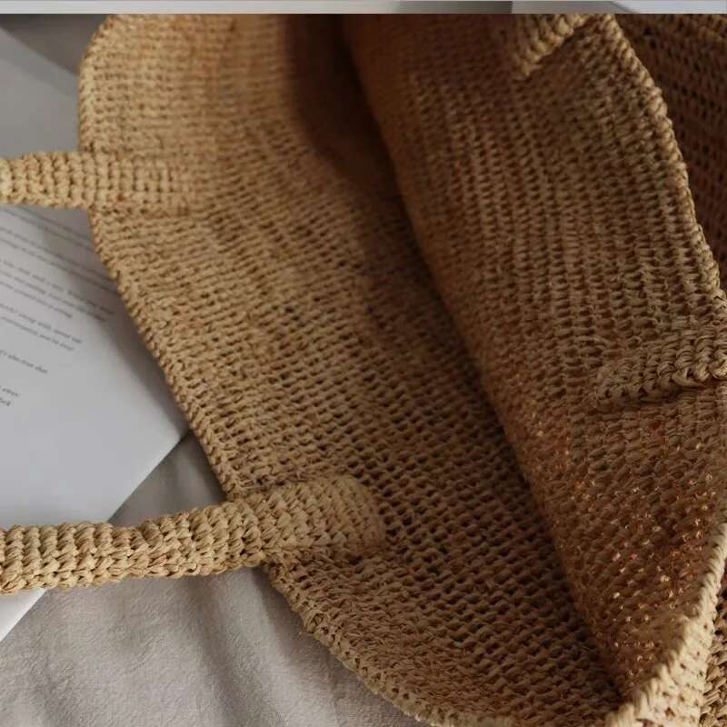 Summer Bags For Women Designer Handbag Purse 2025 New To Weave Large Capacity Shoulder Straw Beach Tote Bag