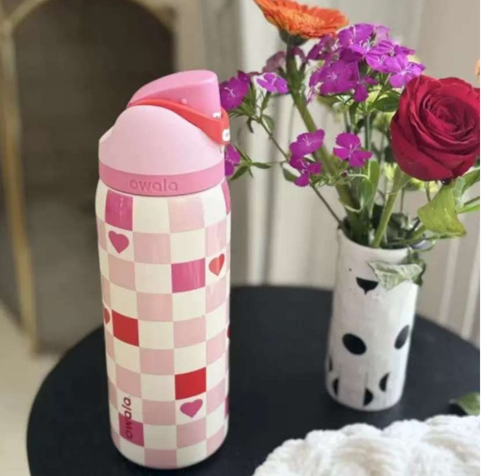 New 24OZ 32OZ Portaable Insulated Stainless Steel Water Bottle with Straw BPA-Free Sports Dring Cups Mugs