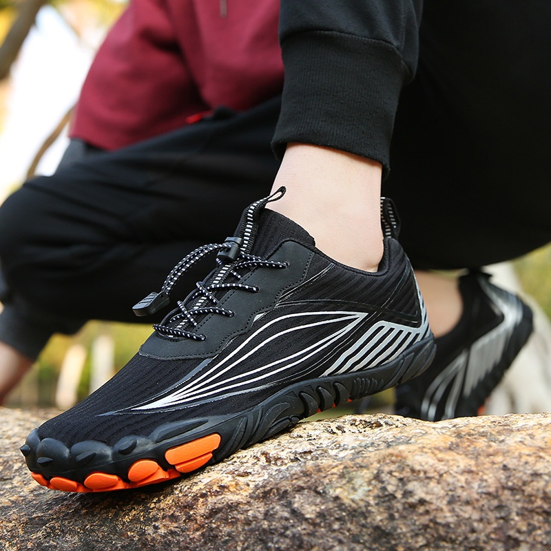 2025 free shipping outdoor hiking shoes, anti slip cycling shoes, mesh soft sole, breathable and wear-resistant hiking shoes, men's and women