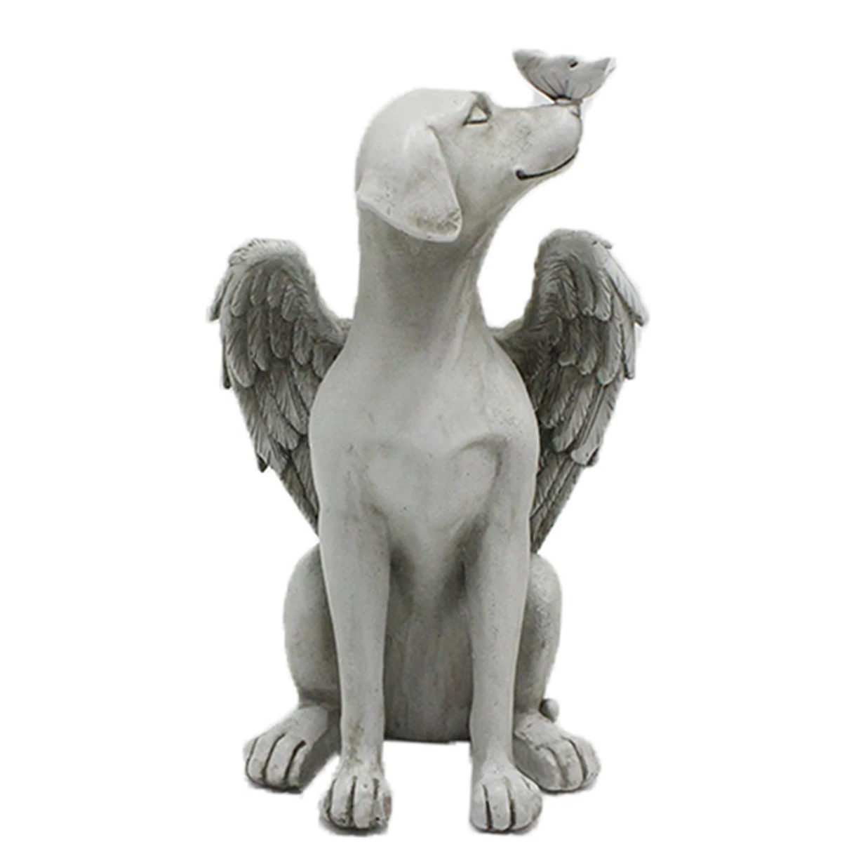 1PC Angel Dog Cat Memorial Statue, Pet Memorial Stone Memorial Gifts, Dog Passing Away Bereavement Gifts
