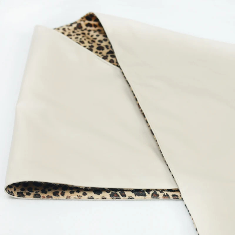 n PU leather triangle scarf for women The leopard print lining head scarf double-sided hijab 250424