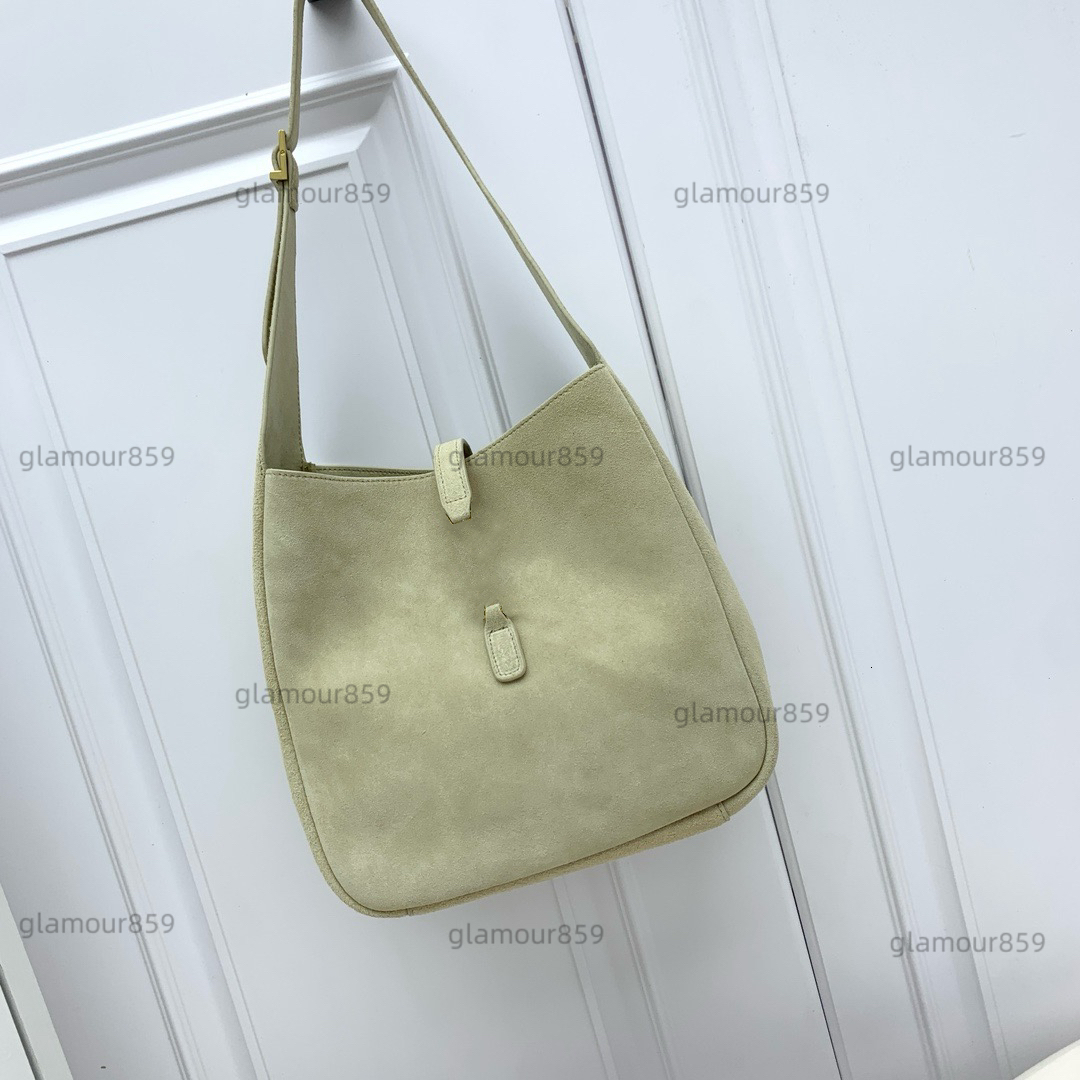 Shoulder Bags Designer Drawstring Totes Underarm Hobo Handbag for woman Fashion classic Suede leather shopping bag womens purse LE5A7 messenger Bag PR