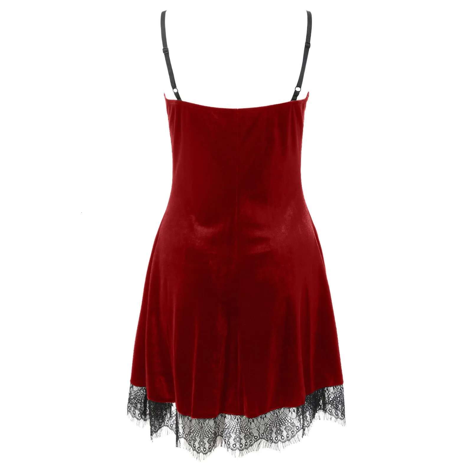 Dongdumaoyi Velvet Gothic Sexy Black Mini Dress Women Vintage Spaghetti Strap High Waist Dresses Aesthetic Elegant Goth Party Club