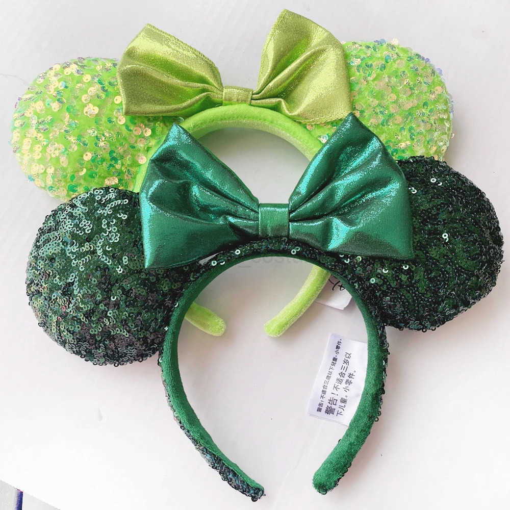 Disney Mickey Minnie Ear Headband Mermaid Princess Holiday Party Headband Earband COSTUME Cosplay Plush Adult/Children Christmas Gift X250425