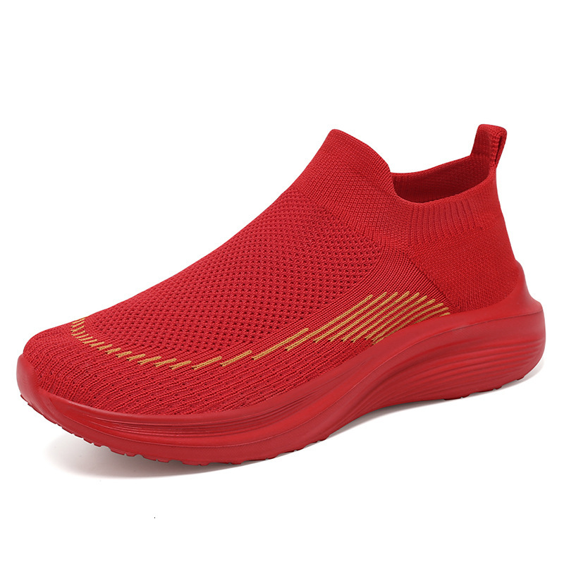 Spring And Summer Women S New Style Flyknit Lightweight Soft Soled Sports Breathable One Step Socks Running Shoes Ddmysaturn Ddmysaturn