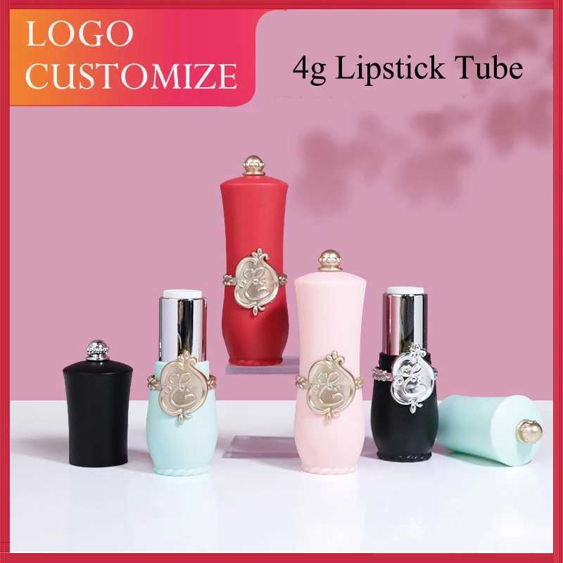 10/20/30/50/100pcs 4g Plastic Lipstick Tube Empty PP Lip Balm Container Vintage Lip Gloss DIY Tubes Cosmetic Packaging 2309201HS C251125