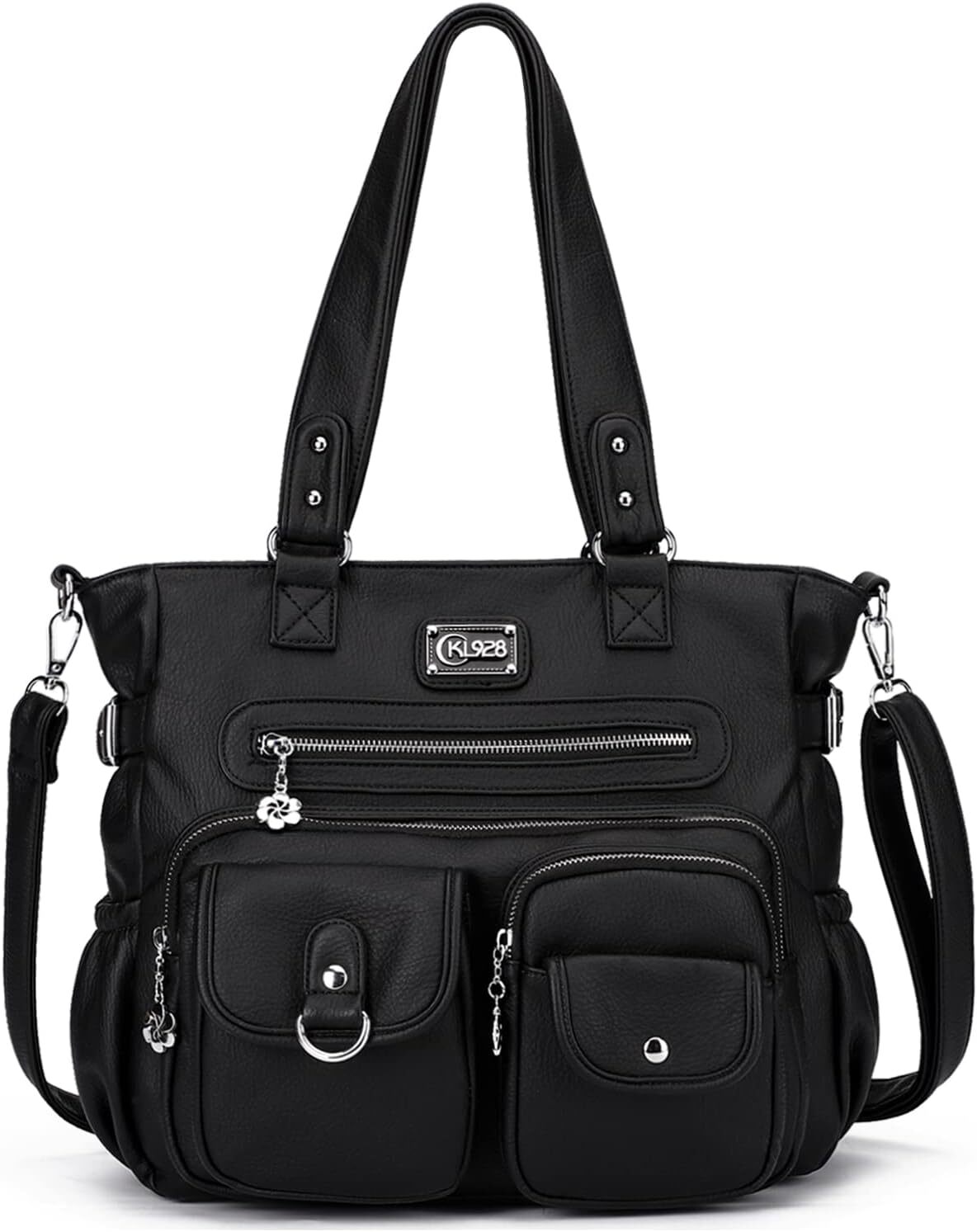 Large Purses For Women Shoulder Bag Tote Handbags Stylish Vegan Leather Hobo Bags Ladies