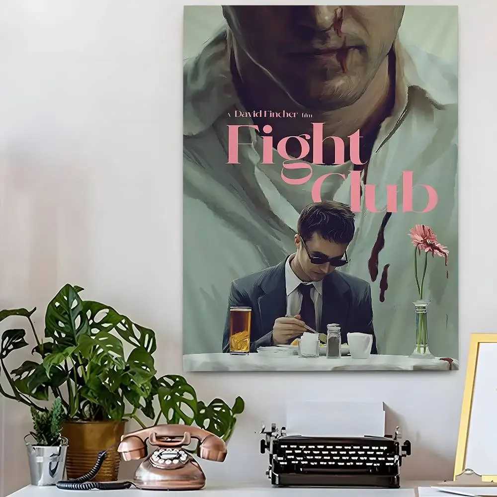 Movie F-Fight Club Classic Anime Tapestry Wall Hanging Decoration Household Wall Hanging Home DecorM251125