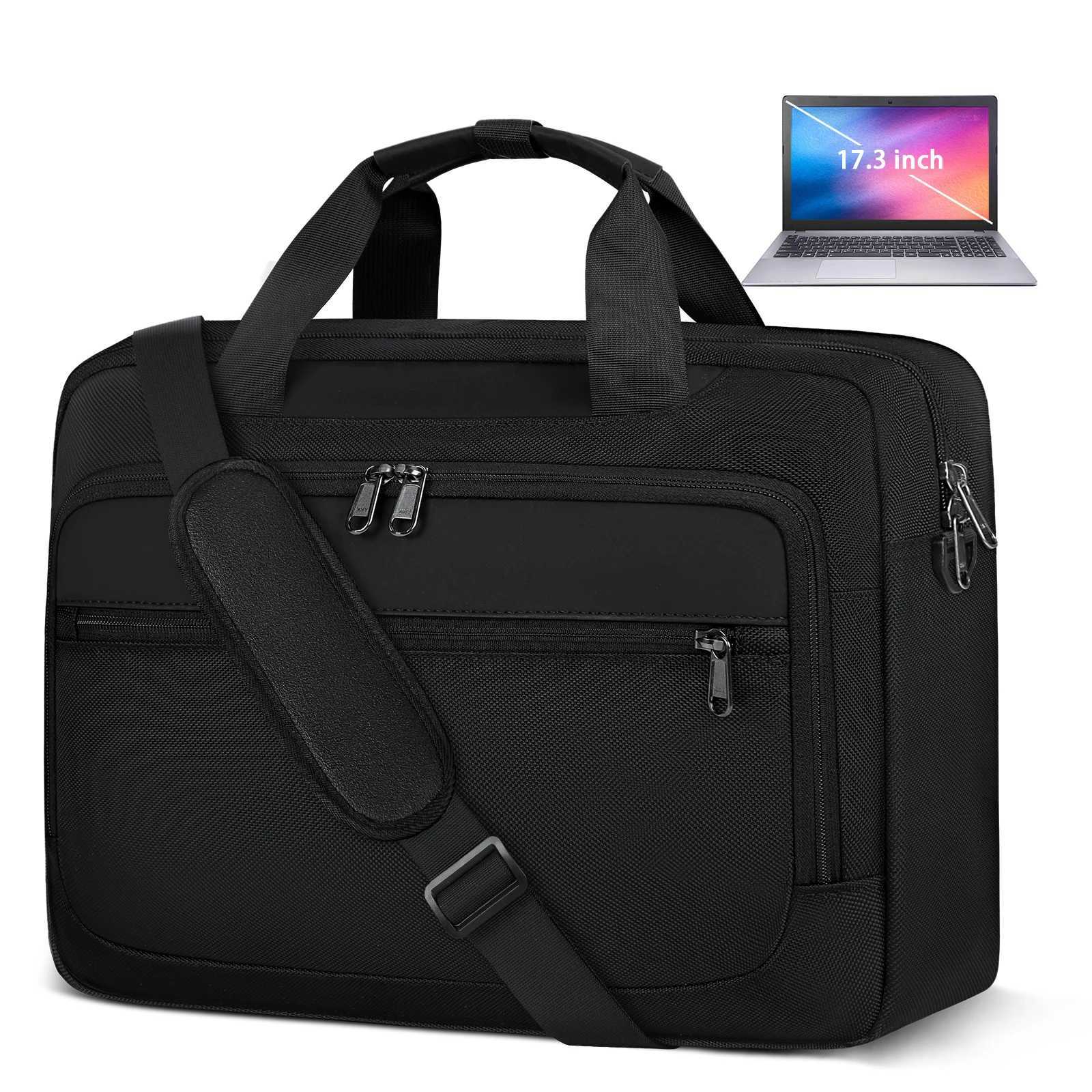 Laptop Bag 173 Inch Laptop Briefcase Large Waterproof Laptop Crossbody Bag Business Office Work Computer Bag for Men WomenT251125