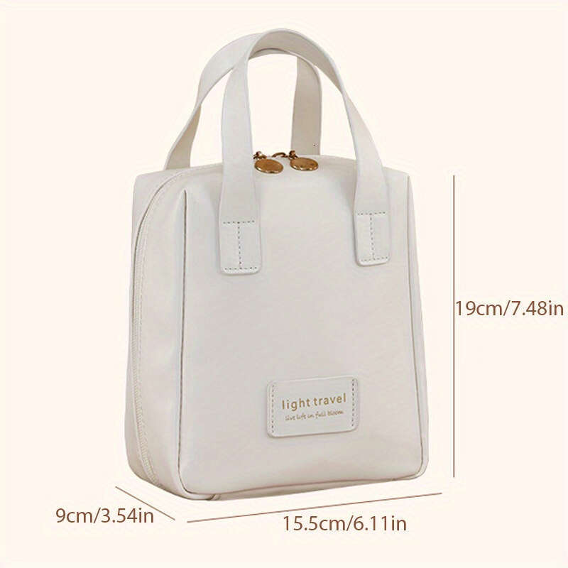 1 multifunctional PU leather portable makeup bag, large capacity, suitable for travel and daily use