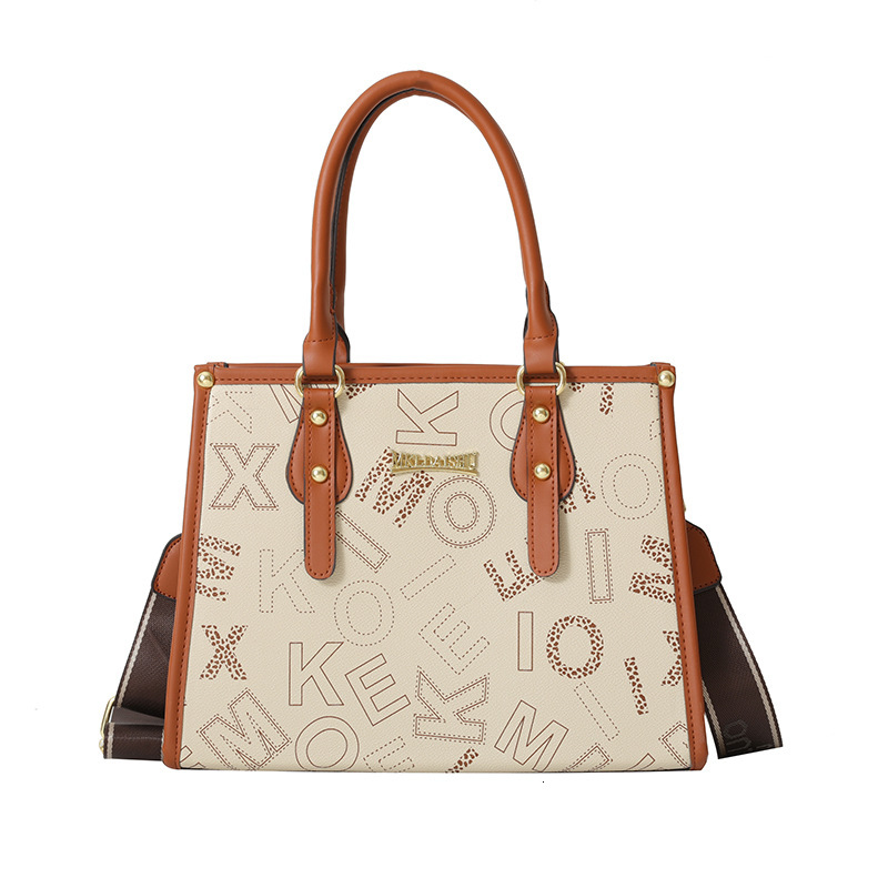 New Free Delivery Designer Shoes By 2025 Printed For Women, Autumn New Trendy Temperament, Shoulder Bag, Letter Style, Contrasting Color, Crossbody Ba