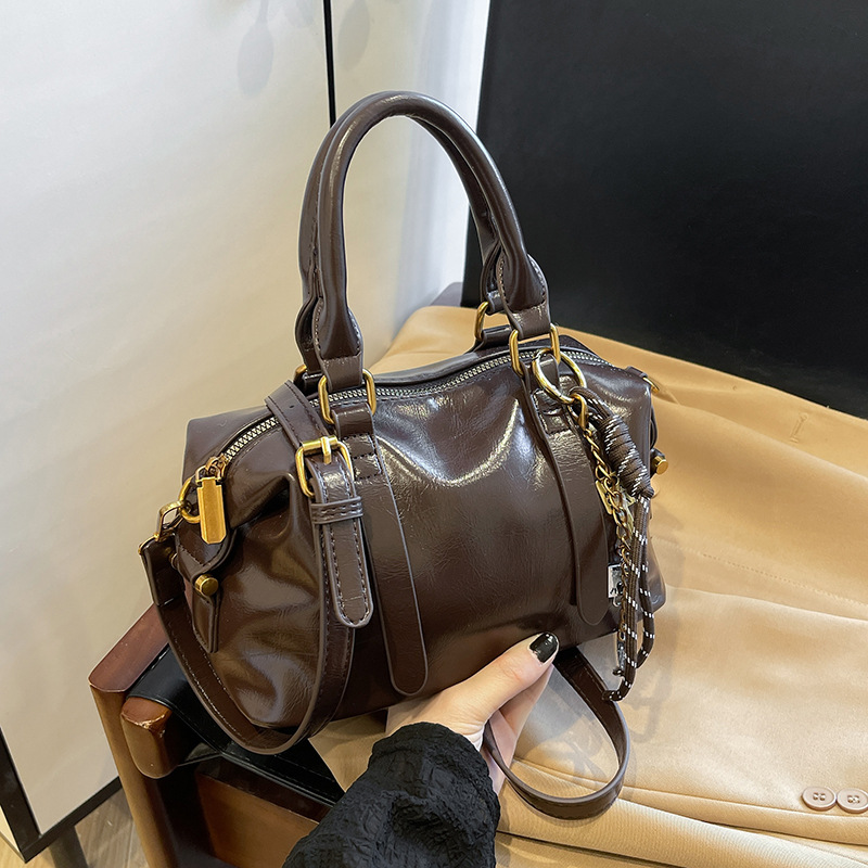 2025 Premium Designer Women's Work Tote Bag - Spacious Leather-Trimmed Boston Handbag, Convertible Shoulder/Crossbody Office Essentials