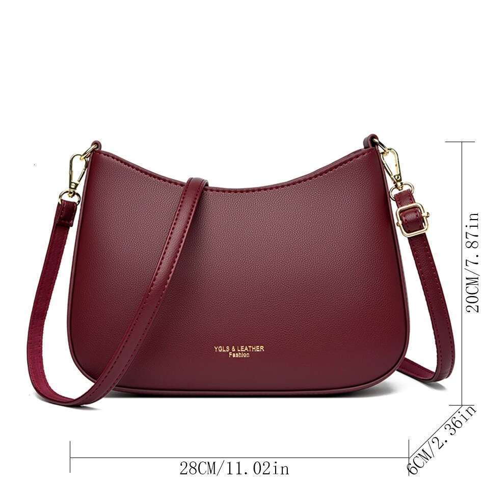High Quality Underarm Shoulder Bags For Women 2024 Solid Color New Texture Leather Crossbody Bag Designer Handbags Sac