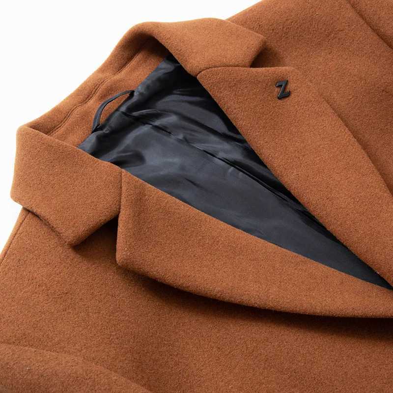 Men Business Casual Cashmere Trench Coats New Winter Woolen Blends Man Thicker Warm Overcoats High Quality Male Long Jackets 4XLT251125