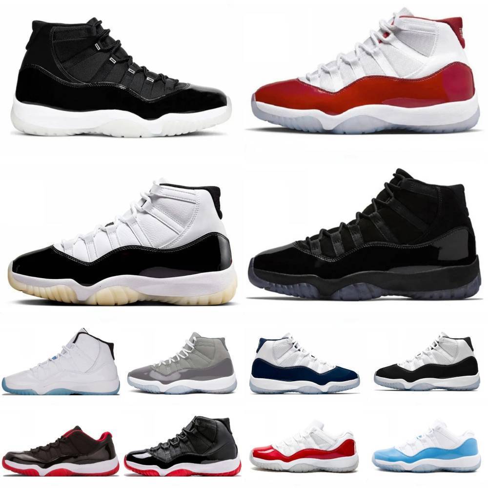 Trainers 11 J11 Basketball Shoes Jump Mens Women 11s Jubilee Cherry Cap And Gown Bred RetroES Shoe Space Jam Legend Blue 45 High Low Tennis Designer Outdoor Sneakers V9