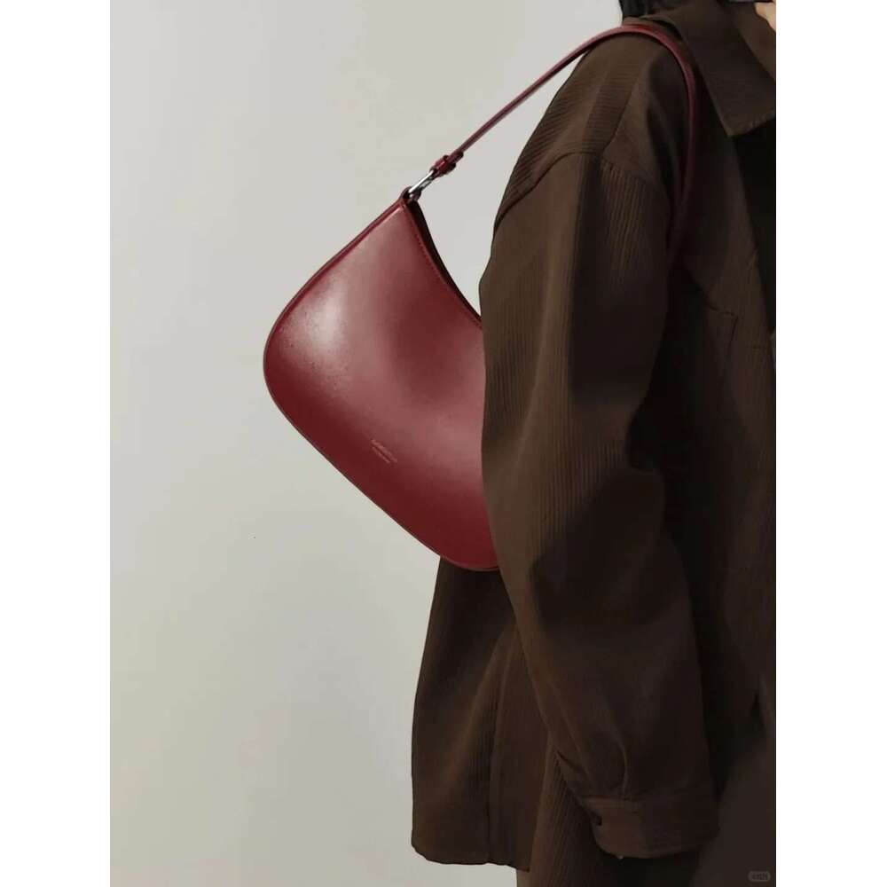 2025 New Baguette Bag Red Shoulder Handbags Large Capacity PU Female Tote Fashion Crossbody Bags For Women