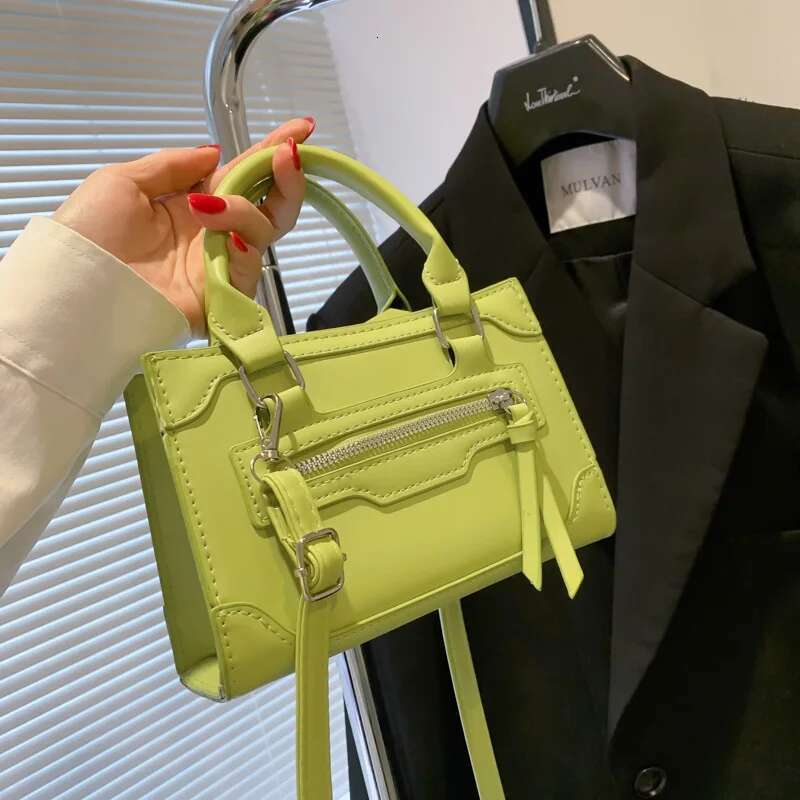 Crossbody For Women New Fashion Casual Western Style Shoulder Handbag Simple Texture Messenger Small Square Bag