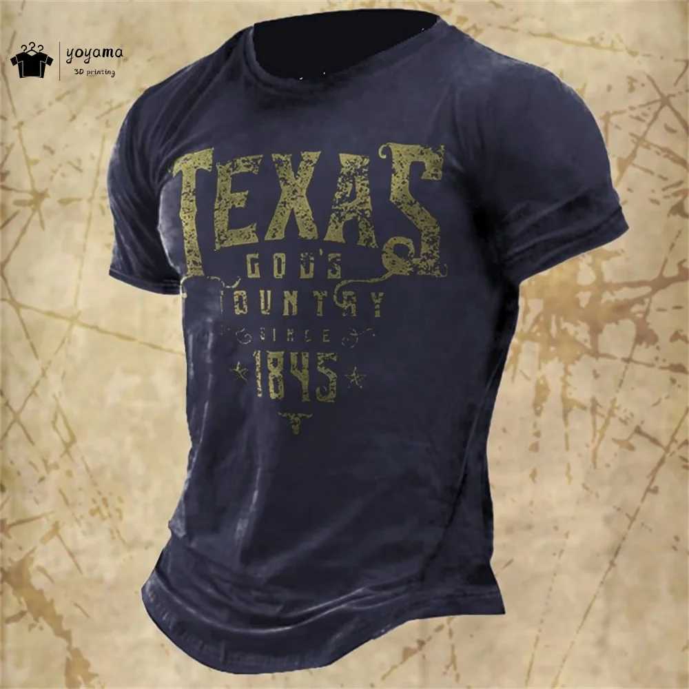 Retro mens T-shirt 3D printed short sleeved T-shirt summer O-neck casual street fashion T-shirt retro mens casual clothing W250425