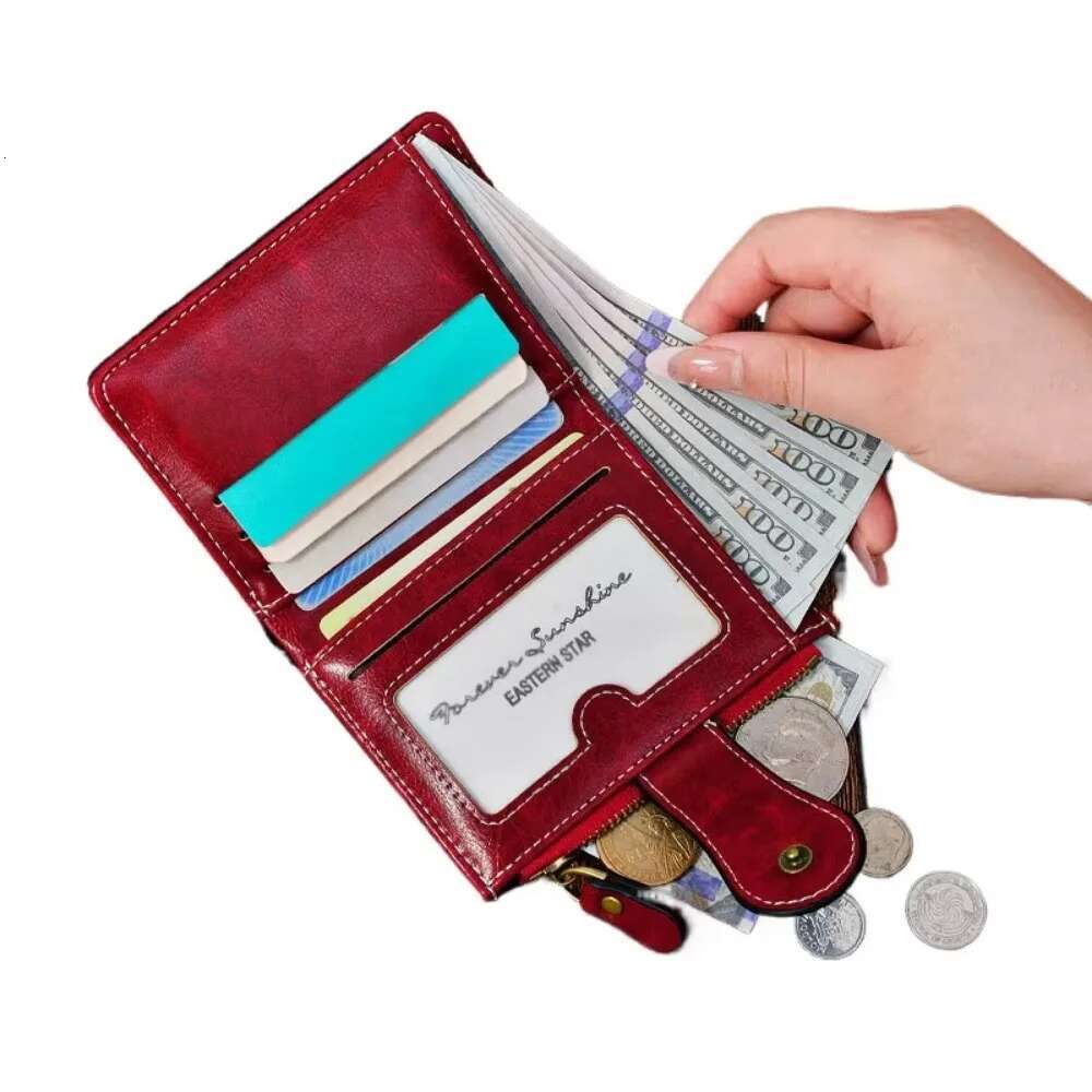 High Quality Women Wallet Anti-Theft Leather Wallets For Woman Long Zipper Large Ladies Clutch Bag Female Purse Card Holder
