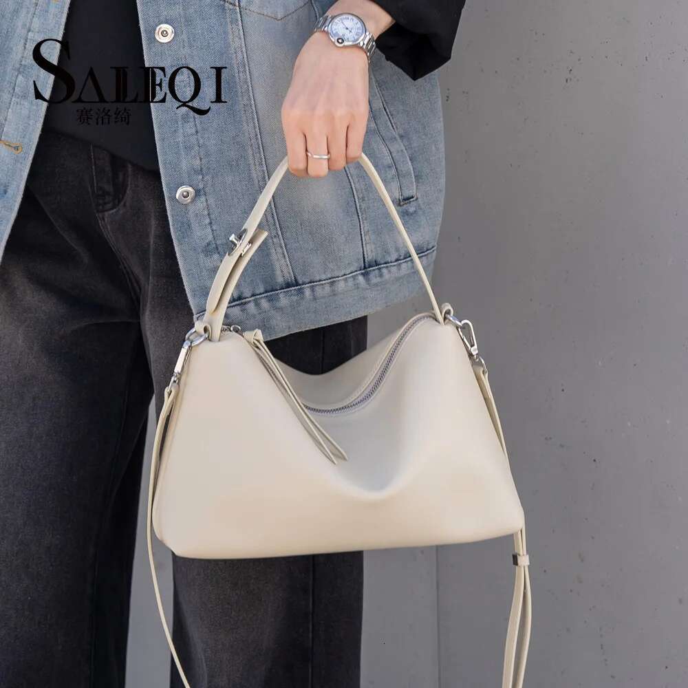 Genuine Leather Fashon Brand Designer Shoulder Crossbody Women's Bag White Ladies High Quality Handbag Coffe Black Brown