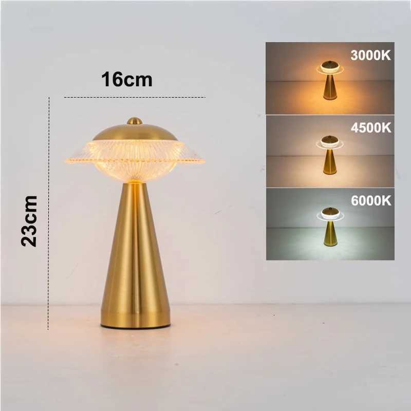 GGbingo LED Table Lamp Touch Sensor Desktop Night Light Rechargeable Reading Lamp for Restaurant Hotel Bar Bedroom Decor LightM251125