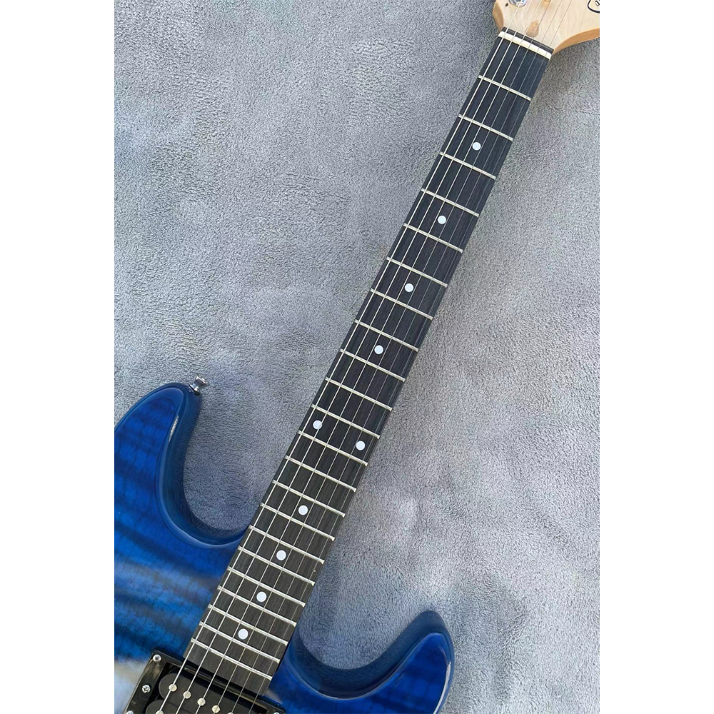 OEM 6 Strings Electric Guitar Set of Strings Guitarra Tremolo Beautiful Design & Top Glossy Finished with Soft Bag Belt