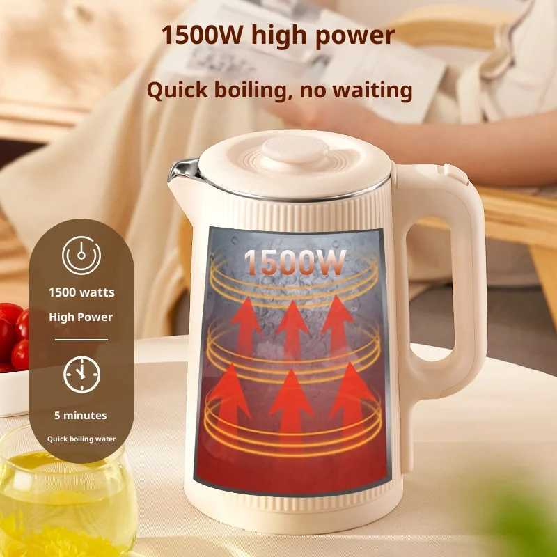 Electric Kettle - Stainless Steel Water Boiler for Home Dorm Use C251125